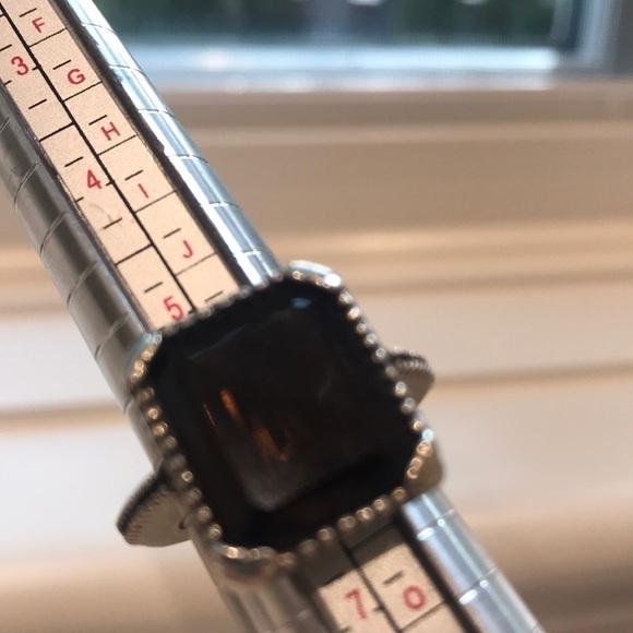 BEAUTIFUL Faceted Smoky Quartz Sterling Ring—Excl. - Picture 3 of 15